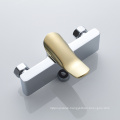 hot sale wall mounted bathroom faucet brass body zinc handle up design hot and cold luxury carved pattern shower faucet